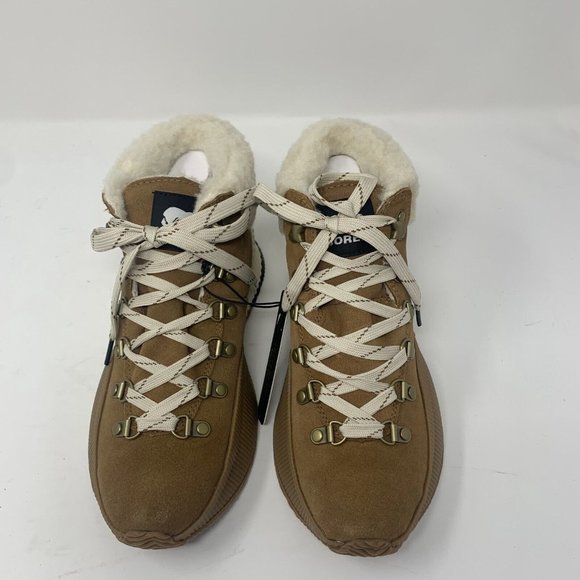 Sorel Out N About III Conquest Boot Women 6.5 Camel Brown Suede Waterproof S0616 - Picture 2 of 9